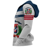Dominican Republic Sport Hoodie - Premium Style J1 - Dominican_Republic_4