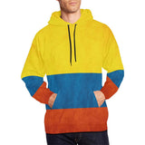 Colombia Flag  All Over Print Hoodie A1 - E13C50BA1C12AD89EDDB238CB34BC59C