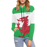 Wales Flag And Dragon Hoodie H7 - F9B260C9B123FB75C0FE9F71BA8B7BE9
