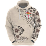 Fiji Hoodie The Beige Hibiscus No A7 - Fiji_c18174fc-14f4-42af-990b-f5d937df3be9