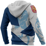(Suomi) Finland Hoodie - Finnish Royal Lion 1990S K6 - Finland_Hoodie_-_BW_03_hr_copy