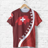 Switzerland Map T-Shirt Generation Ii K6 - Front_Switzerland_Map_T-Shirt_Generation_II_K6