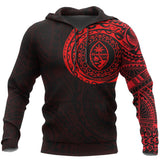Guam In My Heart Special Hoodie - Red A7 - GUAM_r1