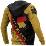 (Deutschland) Germany Map Hoodie Generation Ii K6 - Germany_Hoodie_-_White_03_hr_copy
