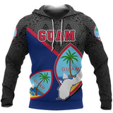 Guam Flag Hoodie - Pride Style J1 - Guam_1_b6d58f83-8aef-4ea3-aadc-5971010bcb55