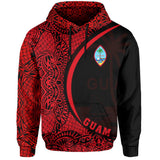 Guam Micronesia Hoodie Red - Round Style - J1 - Guam_Red_1_9fb2bf4d-293a-4cbf-ab91-6048ae382051