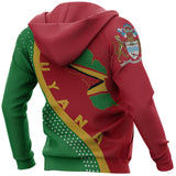 Guyana Map Hoodie Generation Ii K6 - Guyana_Hoodie_-_White_03_hr_copy