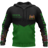 Kenya Flag Hoodie - Energy Style Ver 2.0 J1 - Kenya_2_f73192ac-847f-4674-b87c-aa03fb865d70
