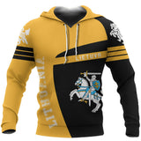 Lithuania Sport Hoodie - Premium Style J1 - Lithuania_1