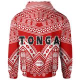 Tonga Polynesian Tribal Pattern All Over Hoodie - BN12 - MK2