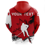 Custom Canada Hockey Hoodie - Hockey Maple Leaf A02 - MK_hoodie_sau_821e1626-4253-424a-bb66-1f1726422c32