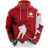 Custom Canada Hockey Hoodie - Hockey Maple Leaf A02 - MK_hoodie_truoc_0b531168-c1be-4f41-8e10-5946358a9aa0