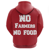 Netherlands Hoodie - No Farmers No food (Zip) A10 - MK_m_u_2.2