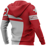 Switzerland Sport Hoodie - Premium Style J1 - Switzerland_3