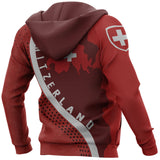Switzerland Map Hoodie Generation Ii K6 - Switzerland_Hoodie_-_White_03_hr_copy