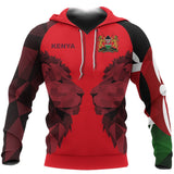 Kenya Hoodie Double Lion Red Version K2 - TRUOC_c8fe8509-aa0a-4ceb-af35-a6dfc4eaf9ff
