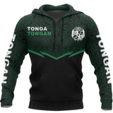 Tonga Polynesian Hoodie Green - Energy Ver 2.0 J1 - Tonga_Green_1