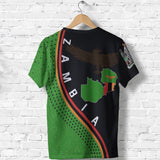 Zambia Map T-Shirt Generation Ii K6 - Zampia_Map_T-Shirt_Generation_II_K6_Back
