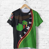 Zambia Map T-Shirt Generation Ii K6 - Zampia_Map_T-Shirt_Generation_II_K6_Front