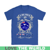 A Big Piece Of My Heart Australia - a-big-piece-of-my-heart-australia-hm1-gildan-womens-t-shirt-royal-blue-s-shirts-1sttheworld_584