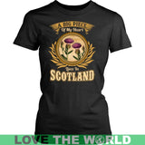 A BIG PIECE OF MY HEART LIVES IN SCOTLAND - a-big-piece-of-my-heart-lives-in-scotland-ladies-tee-black-xs-t-shirts-1sttheworld_974