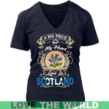 A BIG PIECE OF MY HEART SCOTLAND NH1 - a-big-piece-of-my-heart-scotland-nh1-district-womens-v-neck-navy-s-t-shirts-1sttheworld_818