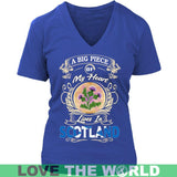 A BIG PIECE OF MY HEART SCOTLAND NH1 - a-big-piece-of-my-heart-scotland-nh1-district-womens-v-neck-royal-blue-s-t-shirts-1sttheworld_547