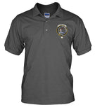 Carmichael Tartan Polo Shirt In Me Clan Badge K7 - ad3dfe790008c60122f3cf321a885601