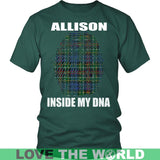 Allison Tartan T-Shirt - Indside My DNA NN5 - allison-inside-my-dna-n4-district-unisex-shirt-dark-green-s-t-shirts-1sttheworld_124