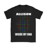 Allison Tartan T-Shirt - Indside My DNA NN5 - allison-inside-my-dna-n4-gildan-womens-t-shirt-black-s-shirts-1sttheworld_157