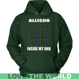 Allison Tartan T-Shirt - Indside My DNA NN5 - allison-inside-my-dna-n4-unisex-hoodie-dark-green-s-t-shirts-1sttheworld_442