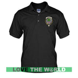 Tartan Polo Shirt - Anderson Badge (Men's) A9 - anderson-badge-tartan-mens-polo-t-shirt-a9-black-s-shirts-1sttheworld_881