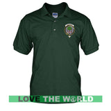 Tartan Polo Shirt - Anderson Badge (Men's) A9 - anderson-badge-tartan-mens-polo-t-shirt-a9-forest-green-s-shirts-1sttheworld_424