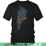 ARGENTINA MAP WITH FLAG A9 - argentina-map-with-flag-a9-district-unisex-shirt-black-s-t-shirts-1sttheworld_758