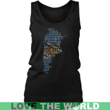 ARGENTINA MAP WITH FLAG A9 - argentina-map-with-flag-a9-district-womens-tank-black-s-t-shirts-1sttheworld_940
