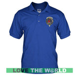 Tartan Polo Shirt - Armstrong Badge (Men's) A9 - armstrong-badge-tartan-mens-polo-t-shirt-a9-royal-s-shirts-1sttheworld_319