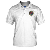 Tartan Polo Shirt - Armstrong Badge (Men's) A9 - armstrong-badge-tartan-mens-polo-t-shirt-a9-white-s-shirts-1sttheworld_501