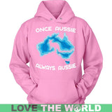 AUSTRALIA - ALWAYS AUSSIE T-SHIRT W8 - australia-always-aussie-t-shirt-w8-unisex-hoodie-pink-s-shirts-1sttheworld_404
