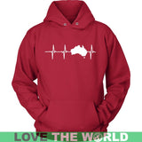 AUSTRALIA IN MY HEARTBEAT A8 - australia-in-my-heartbeat-a8-hoodie-red-s-t-shirts-1sttheworld_665