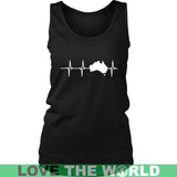 AUSTRALIA IN MY HEARTBEAT A8 - australia-in-my-heartbeat-a8-t-shirts-1sttheworld_497