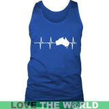 AUSTRALIA IN MY HEARTBEAT A8 - australia-in-my-heartbeat-a8-tank-top-royal-blue-s-t-shirts-1sttheworld_110