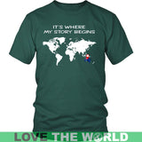 AUSTRALIA IT'S WHERE MY STORY BEGINS 9 - australia-its-where-my-story-begins-9-district-unisex-shirt-dark-green-s-t-shirts-1sttheworld_889