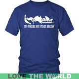 AUSTRALIA IT'S WHERE MY STORY BEGINS - australia-its-where-my-story-begins-district-unisex-shirt-royal-blue-s-t-shirts-1sttheworld_309