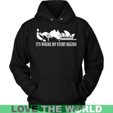 AUSTRALIA IT'S WHERE MY STORY BEGINS - australia-its-where-my-story-begins-unisex-hoodie-black-s-t-shirts-1sttheworld_714