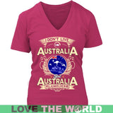 AUSTRALIA LIVES IN ME NH1 - australia-lives-in-me-nh1-district-womens-v-neck-dark-fuchsia-s-t-shirts-1sttheworld_168