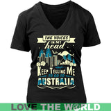 AUSTRALIA THE VOICES IN MY HEAD NH1 - australia-the-voices-in-my-head-nh1-district-womens-v-neck-black-s-t-shirts-1sttheworld_675