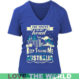 AUSTRALIA THE VOICES IN MY HEAD NH1 - australia-the-voices-in-my-head-nh1-district-womens-v-neck-royal-blue-s-t-shirts-1sttheworld_885