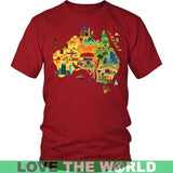 AUSTRALIA THINGS G8 - australia-things-g8-district-unisex-shirt-red-s-t-shirts-1sttheworld_894