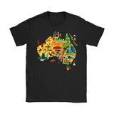 AUSTRALIA THINGS G8 - australia-things-g8-gildan-womens-t-shirt-black-s-shirts-1sttheworld_849
