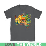 AUSTRALIA THINGS G8 - australia-things-g8-gildan-womens-t-shirt-charcoal-s-shirts-1sttheworld_526